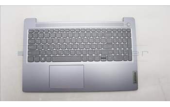 Lenovo 5CB1L99527 C-Cover with keyboard, Russian, Arctic Grey, Backlight, US