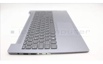 Lenovo 5CB1L99528 C-Cover with keyboard, Slovenian, Arctic Grey, Backlight, UK