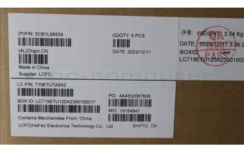 Lenovo 5CB1L99534 Tastatur inkl. Topcase ASM_UK L 83ERAG BL