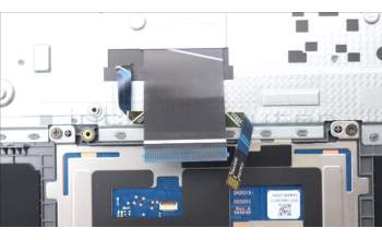 Lenovo 5CB1L99535 C-Cover with keyboard, Ukraine, Arctic Grey, Backlight, US