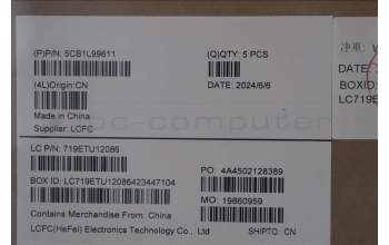 Lenovo 5CB1L99611 Tastatur inkl. Topcase deutsch L 83ERABFP BL
