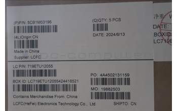 Lenovo 5CB1M03196 Tastatur inkl. Topcase schweiz L 83ERABFP BL