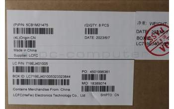 Lenovo 5CB1M21475 FRU COVER KE451_D_COVER_PL_ASSY_BK