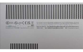 Lenovo 5CB1M21476 FRU COVER KE451_D_COVER_PL_ASSY_GY