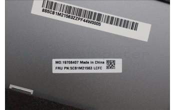 Lenovo 5CB1M21563 FRU A_COVER_AL_FHD_GR_ASSY VIC