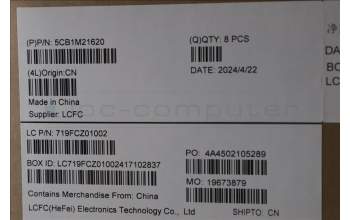 Lenovo 5CB1M21620 LT4E0, A-Cover, ASSY_AL_FHD