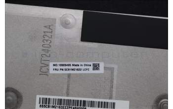 Lenovo 5CB1M21632 FRU LT4E0_D_COVER_WWAN_GREY_ASSY