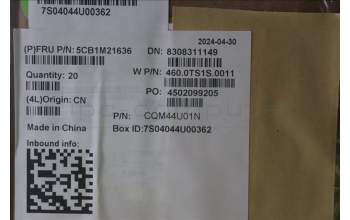 Lenovo 5CB1M21636 FRU C COVER,ASM,INTEL,WLAN,BLANC