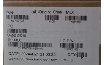 Lenovo 5CB1M21651 COVER LT6E0_RJ45_DOOR_WWAN_ASSY