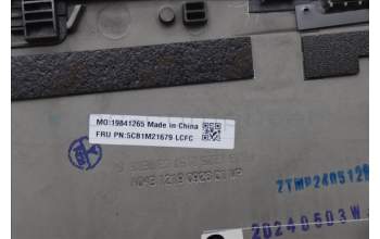 Lenovo 5CB1M21679 LX3E1_A_COVER_MG_ASSY_FHD_GR