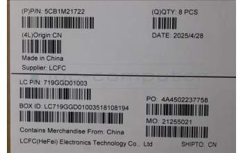 Lenovo 5CB1M21722 MXCG0_D_COVER_WLAN_MG_ASSY