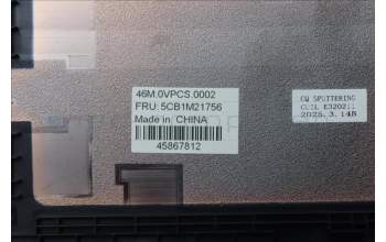 Lenovo 5CB1M21756 FRU DCOVER ASM GREY N350 500W Gen5