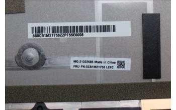 Lenovo 5CB1M21758 D-Cover MT040, WWAN, Black, ASSY