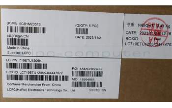 Lenovo 5CB1M23513 Tastatur inkl. Topcase spanisch L 83ERAGFP NBL
