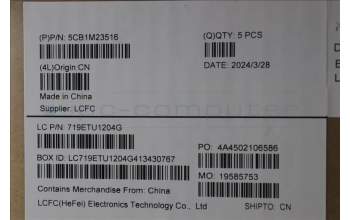 Lenovo 5CB1M23516 Tastatur inkl. Topcase ASM_POR L 83ERAGFP NBL