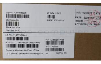 Lenovo 5CB1M23530 Tastatur inkl. Topcase ASM_BEL L 83ERAGFP NBL