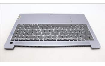 Lenovo 5CB1M24330 C-Cover with keyboard, French Arabic, Arctic Grey, Non-Backlight, Fingerprint, UK