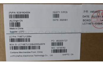 Lenovo 5CB1M24334 Tastatur inkl. Topcase ASM_UK L 83ERAG NBL