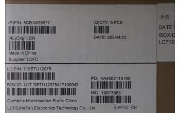 Lenovo 5CB1M36677 Tastatur inkl. Topcase ASM_UK L 83ERFB NBL