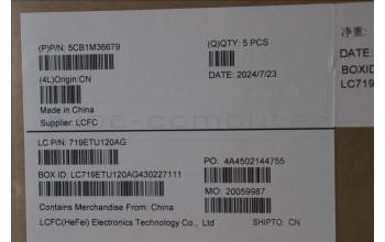 Lenovo 5CB1M36679 Tastatur inkl. Topcase spanisch L 83ERFB NBL