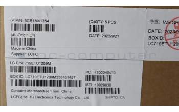 Lenovo 5CB1M41354 Tastatur inkl. Topcase ASM_SLV L 83ERFB NBL