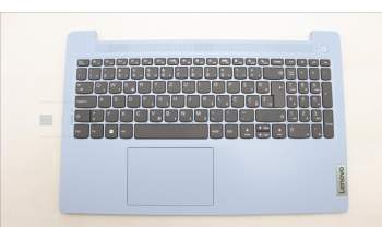 Lenovo 5CB1M41354 C-Cover with keyboard, Slovenian, Frost Blue, Non-Backlight, UK