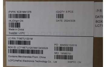 Lenovo 5CB1M41376 C-Cover with keyboard, German, Abyss Blue, Non-Backlight, Fingerprint, UK