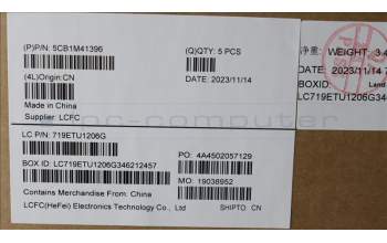 Lenovo 5CB1M41396 Tastatur inkl. Topcase ASM_ITA L 83ERAB NBL