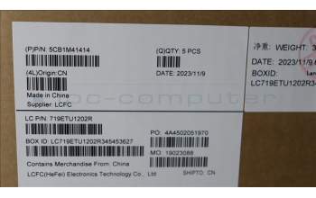 Lenovo 5CB1M41414 Tastatur inkl. Topcase ASM_BEL L 83ERAB NBL