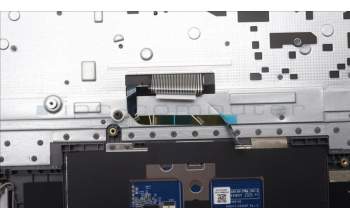 Lenovo 5CB1M45200 C-Cover with keyboard, Belgian, Arctic Grey, Backlight, Fingerprint, UK