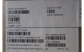 Lenovo 5CB1M45277 Tastatur inkl. Topcase ASM_HUN L 83ESFPBLAB