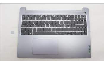 Lenovo 5CB1M46048 C-Cover with keyboard, UK English, Arctic Grey, Non-Backlight, Fingerprint, UK
