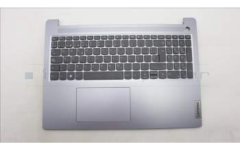 Lenovo 5CB1M46050 C-Cover with keyboard, Spanish, Arctic Grey, Non-Backlight, Fingerprint, UK
