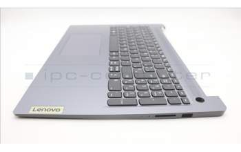 Lenovo 5CB1M46050 C-Cover with keyboard, Spanish, Arctic Grey, Non-Backlight, Fingerprint, UK