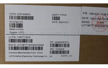 Lenovo 5CB1M46053 Tastatur inkl. Topcase ASM_POR L 83ESFPAGNBL