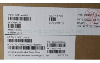 Lenovo 5CB1M46059 Tastatur inkl. Topcase ASM_FRA L 83ESFPAGNBL