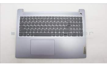 Lenovo 5CB1M46071 C-Cover with keyboard, US English Euro, Arctic Grey, Non-Backlight, Fingerprint, US