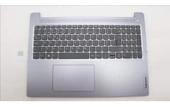 Lenovo 5CB1M46084 C-Cover with keyboard, Portuguese, Arctic Grey, Non-Backlight, Non-Fingerprint, UK