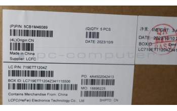 Lenovo 5CB1M46089 Tastatur inkl. Topcase ASM_RUS L 83ESNFPAGNBL