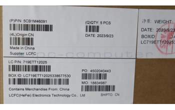 Lenovo 5CB1M46091 Tastatur inkl. Topcase deutsch L 83ESNFPAGNBL