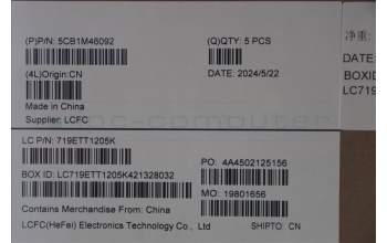 Lenovo 5CB1M46092 Tastatur inkl. Topcase ASM_ARA L 83ESNFPAGNBL