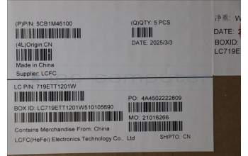 Lenovo 5CB1M46100 C-Cover with keyboard, Slovenian, Arctic Grey, Non-Backlight, Non-Fingerprint, UK