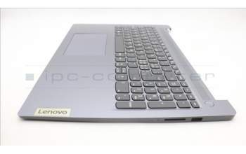 Lenovo 5CB1M46101 C-Cover with keyboard, Switzerland, Arctic Grey, Non-Backlight, Non-Fingerprint, UK