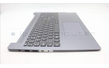 Lenovo 5CB1M46101 C-Cover with keyboard, Switzerland, Arctic Grey, Non-Backlight, Non-Fingerprint, UK