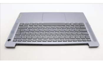 Lenovo 5CB1M46174 C-Cover with keyboard, Bulgarian, Arctic Grey, Fingerprint, UK
