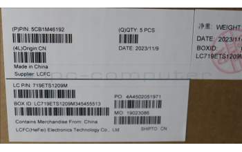 Lenovo 5CB1M46192 Tastatur inkl. Topcase ASM_POR L 83EQFP AG
