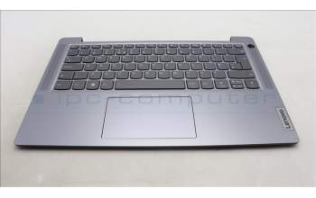 Lenovo 5CB1M46200 C-Cover with keyboard, UK English, Arctic Grey, Fingerprint, UK