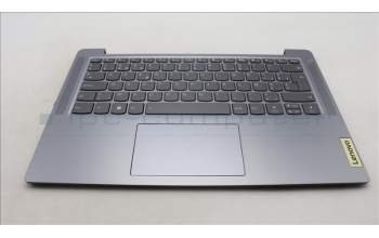 Lenovo 5CB1M46204 C-Cover with keyboard, Belgian, Arctic Grey, Non-Fingerprint, UK