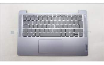 Lenovo 5CB1M46210 C-Cover with keyboard, French, Arctic Grey, Non-Fingerprint, US