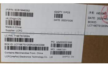 Lenovo 5CB1M46352 Tastatur inkl. Topcase ASM_POR L 83EQNFPAB